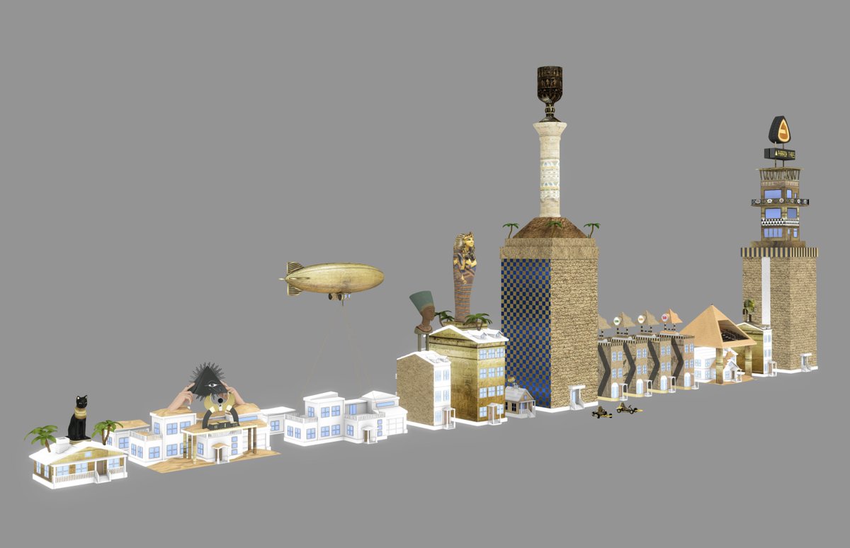 Egyptian ultra rare ornaments collection by The Toss-Shak.  🔥Lux Ranch, Lux Modern &amp; Apartment max mints of 10. 🔥

Visit Pod1um Ornaments at 19811 Stoepel St in Detroit before they are gone. ❤️

@uplandme #upland #UGC <a href="/tosshed/">TossHed.eth 🦄⛓️</a> <a href="/fadi04_/">Fahad Naeem</a> 
See full price list in comments.