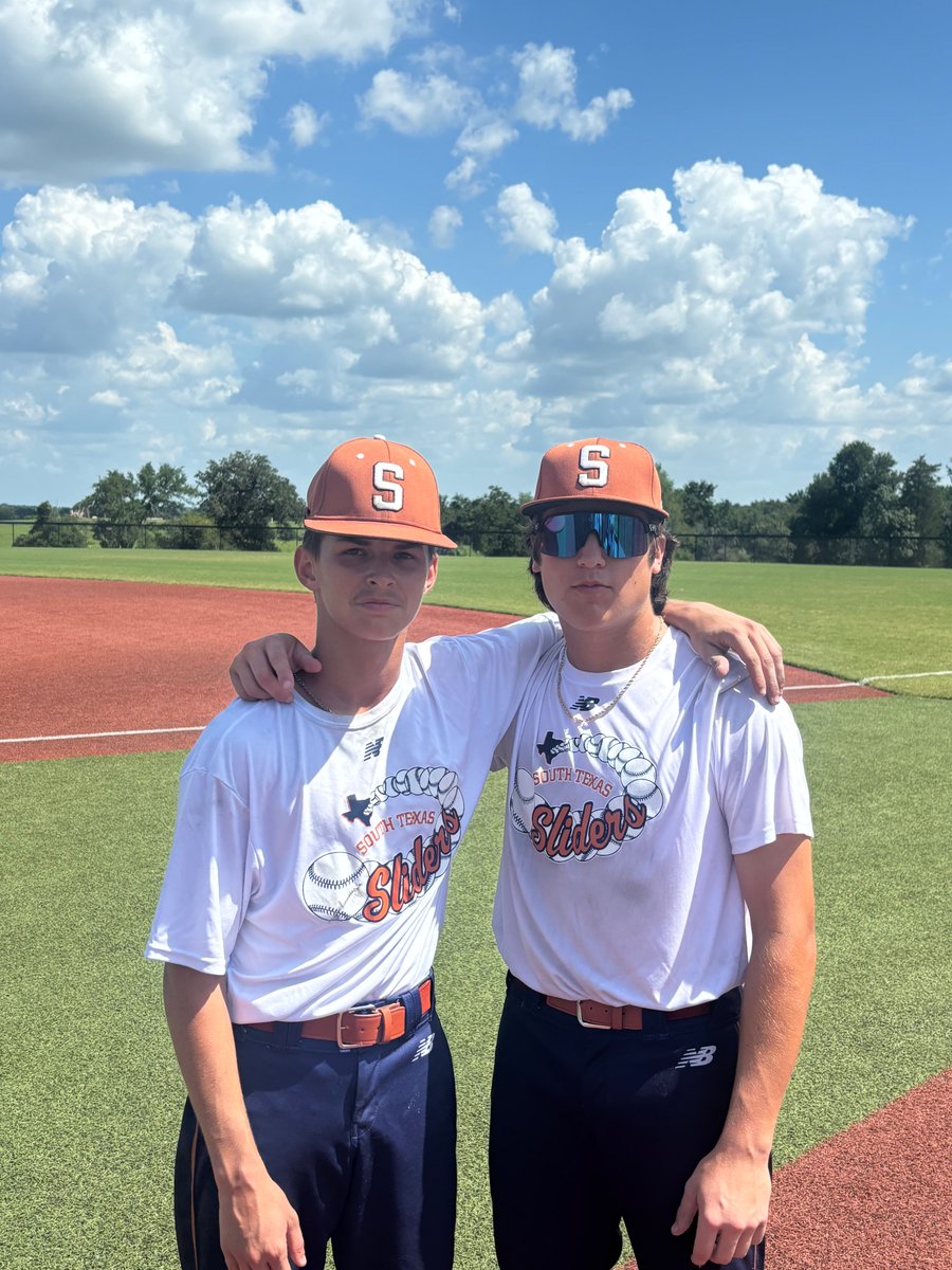 F: <a href="/stsliders/">South Texas Sliders</a> 17U Barrera 5, HTB Espinoza 17U 2
PoG: <a href="/MayerLanden/">landen mayer</a> (left) CG, 7 IP, 5K, 4H, ER
Hitter: <a href="/Austin_V27/">Austin Vasquez</a> (right) 2-3, RBI, R