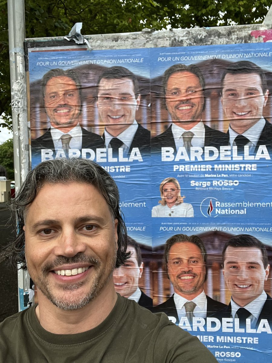 sergeRN64's tweet photo. Pour les Législatives, affichages électoraux et libres sur la #circo64005 à #Labastide-Clairence, #Ayherre, #Isturits, #Arancou, #Bardos, #Bidache et #Anglet.
Pour que le Pays Basque demeure un hâvre de paix loin de l’insécurité grandissante
#BardellaPremierMinistre https://t.co/IXZhd30CmA
