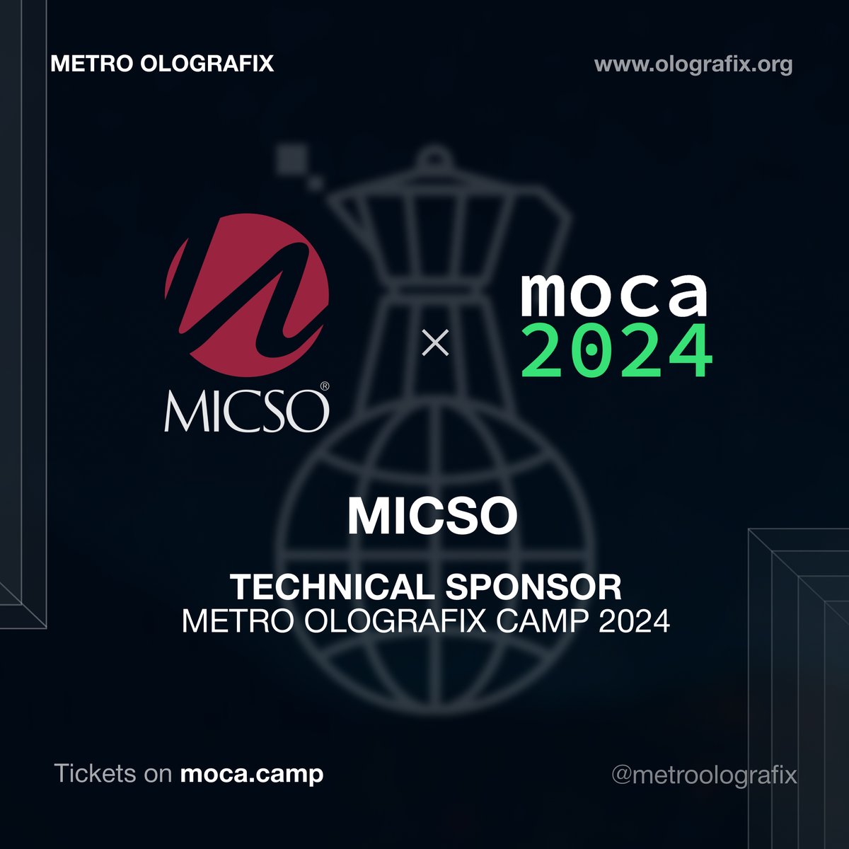 Micso #Sponsor Tecnico di #MOCA2024

<a href="/MicsoWadsl/">Micso Wadsl</a> è 1 dei primi #ISP a portare #connettività #wireless nelle zone in #digitaldivide.

Ha sempre sostenuto il #MOCA, oltre a ospitare i #server di #MetroOlografix.

Vuoi essere uno dei nostri sponsor?
moca.camp/call-for-spons…