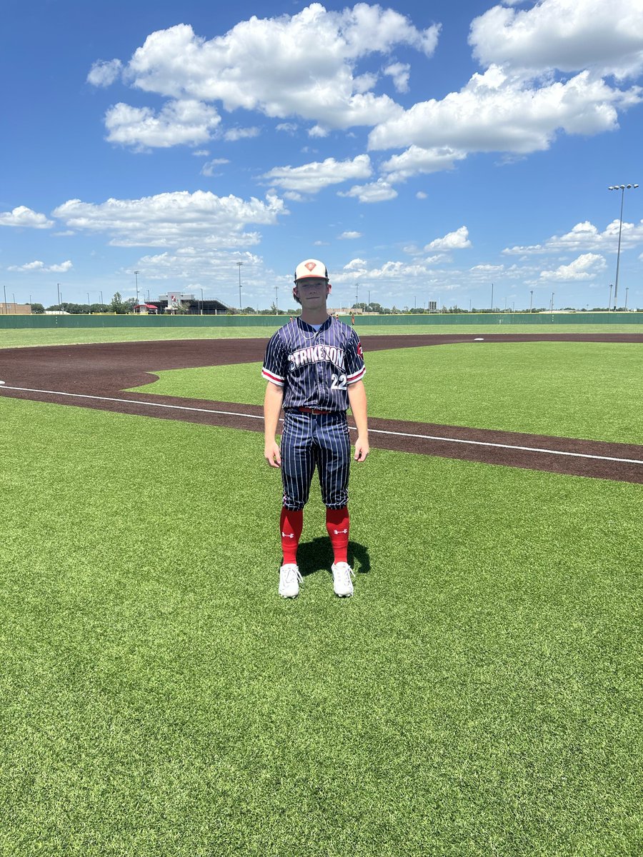 FiveToolMidwest's tweet image. F: @StrikeZoneBBall 16U 9, K.s Commodores 1
PoG: @Connor_Musil 5 IP, 5K, 1 ER, 2H