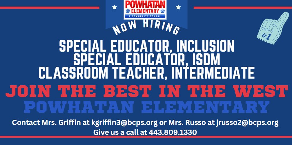 Mrs. Russo (@mrsrussoap) on Twitter photo <a href="/TeamPowhatan/">TeamPowhatan</a> is hiring! Reach out for more information about joining our team! @EduKortney <a href="/TeamPowhatan/">TeamPowhatan</a> is hiring! Reach out for more information about joining our team! @EduKortney
