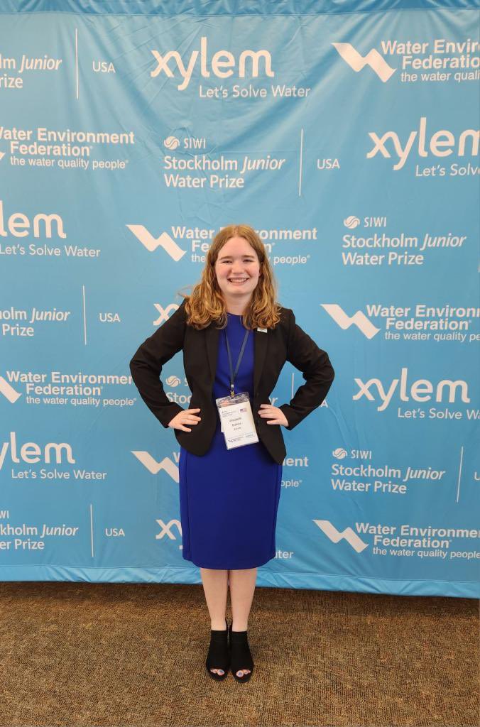 smsdbiotech's tweet photo. So proud of Elizabeth Barnes competing at the US Stockholm Junior Water Prize in Golden Colorado!!! #microplastics #safewater @xumis3 @theSMSD @smsd_caa @SMWestOffice @US_SJWP https://t.co/geqhw5LNwM