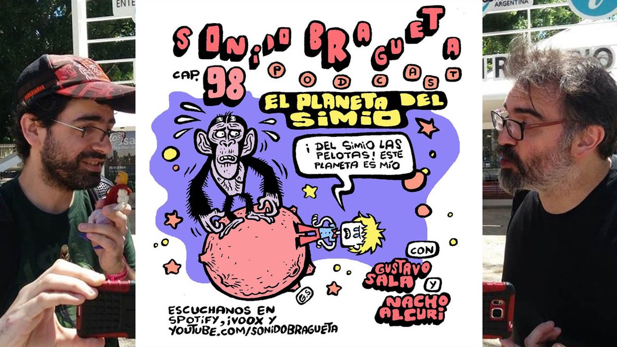 ¡Cada vez más cerca del episodio 100! Escuchá a Gustavo y a Nacho hablando de los temas más trascendentes en youtu.be/-_o2c0jMkf8 (o en iVoox, o en Spotify) y agradeceles en cafecito.app/sonidobragueta ¡Ya!