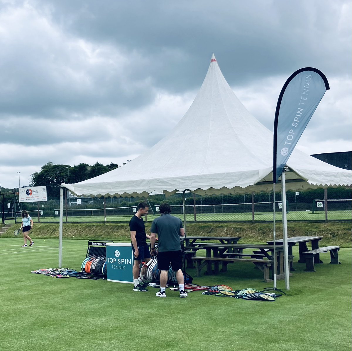 CROMERTENNIS's tweet image. The Summer Demo Tour event with Top Spin Tennis here today 

We’ll be welcoming the team back for the summer swing of tournaments soon 

#demotour