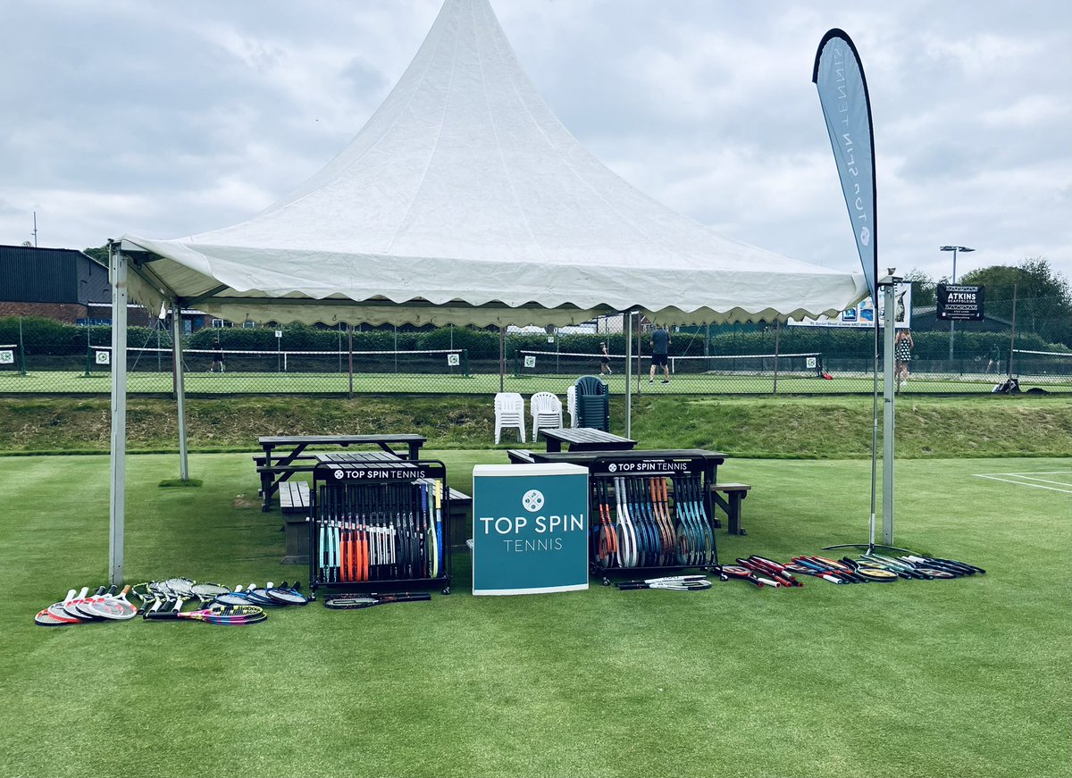 CROMERTENNIS's tweet image. The Summer Demo Tour event with Top Spin Tennis here today 

We’ll be welcoming the team back for the summer swing of tournaments soon 

#demotour