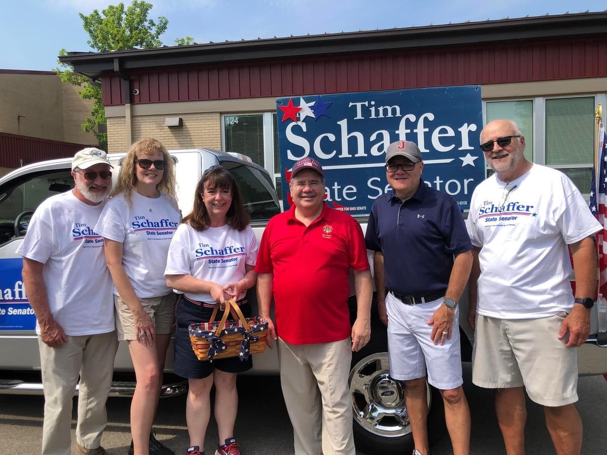 Great to be in Johnstown for the Firemen’s Festival parade.
