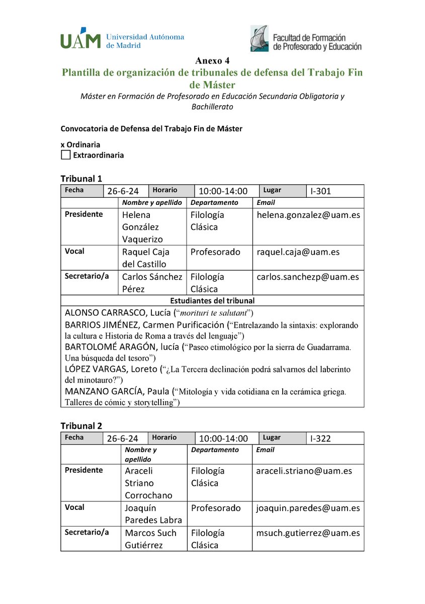 Filología Clásica UAM tweet media