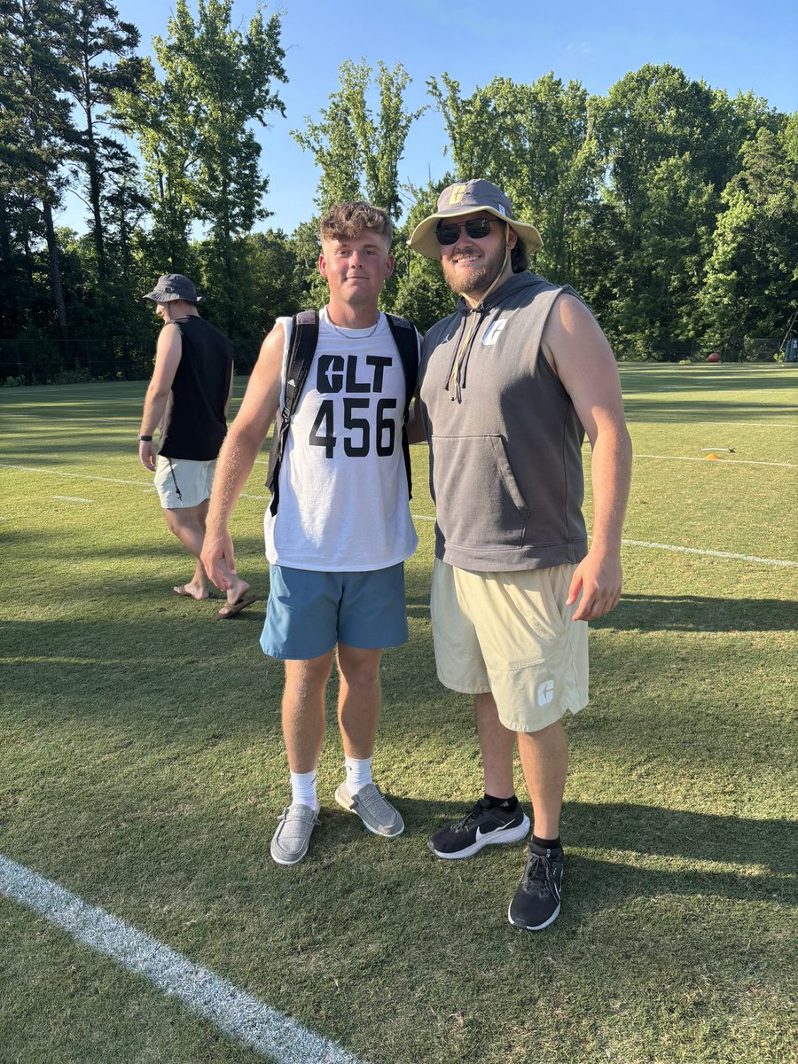 Had a great time at UNC Charlotte yesterday. Charted a big ball of 4.81 seconds of hang-time and placed 2nd in the punt comp. Thanks <a href="/contratto97/">Coach “CC” Contratto</a> and <a href="/HunterPatKicks/">Hunter Patrick</a> for the help!