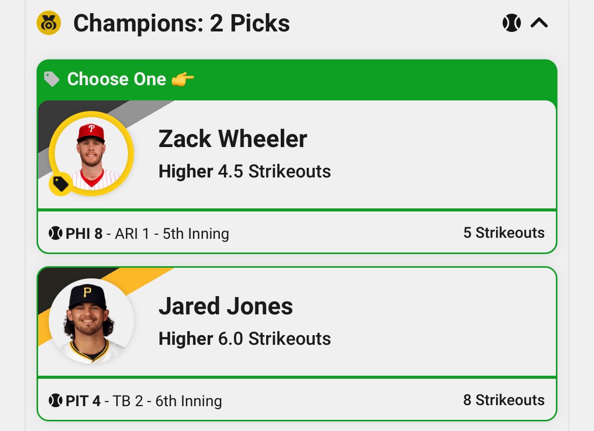 Zsmitty_7's tweet photo. 🔥We starting off HOT today🔥

#MLB  #Underdog #prizepicks #Draftkings #DFS #PlayerProps #PlayerPropBets #PropBets #GamblingTwiiter #GamblingX

WNBA Play coming soon… https://t.co/cebxFB3789