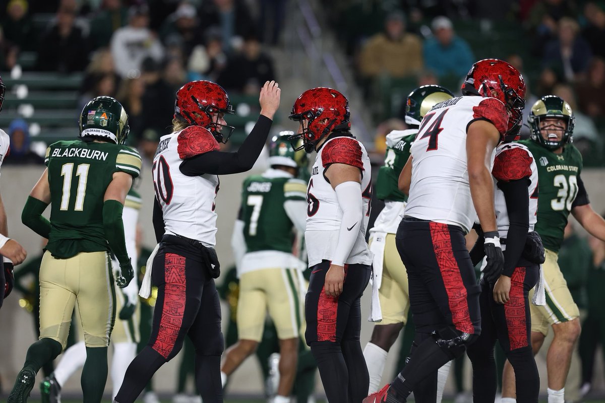 After a great conversation with <a href="/CoachZacBarton/">Zac Barton</a> I'm excited to announce that I have earned an offer to <a href="/AztecFB/">San Diego State Football</a>! Grateful for an opportunity to play at the next level! <a href="/TheHC_CoachLew/">🔴 Sean Lewis ⚫️</a> #Backtowork #goaztecs