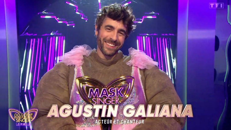 L’Hippopotame est le grand vainqueur de #MaskSinger saison 6 ! 🏆👏

Le chanteur et acteur #AgustinGaliana se cachait sous ce costume 🦛 Vous aviez deviné ? ✨
