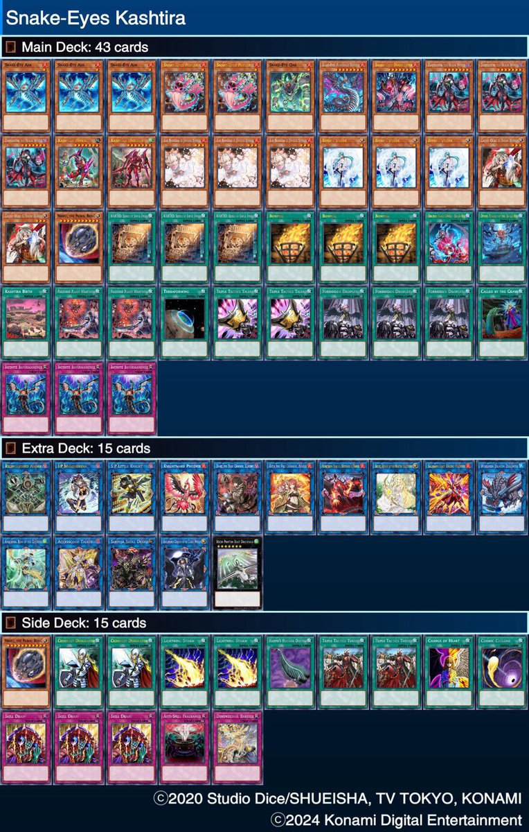 Infinity_1218's tweet image. My top 4 UK Nationals Deck.