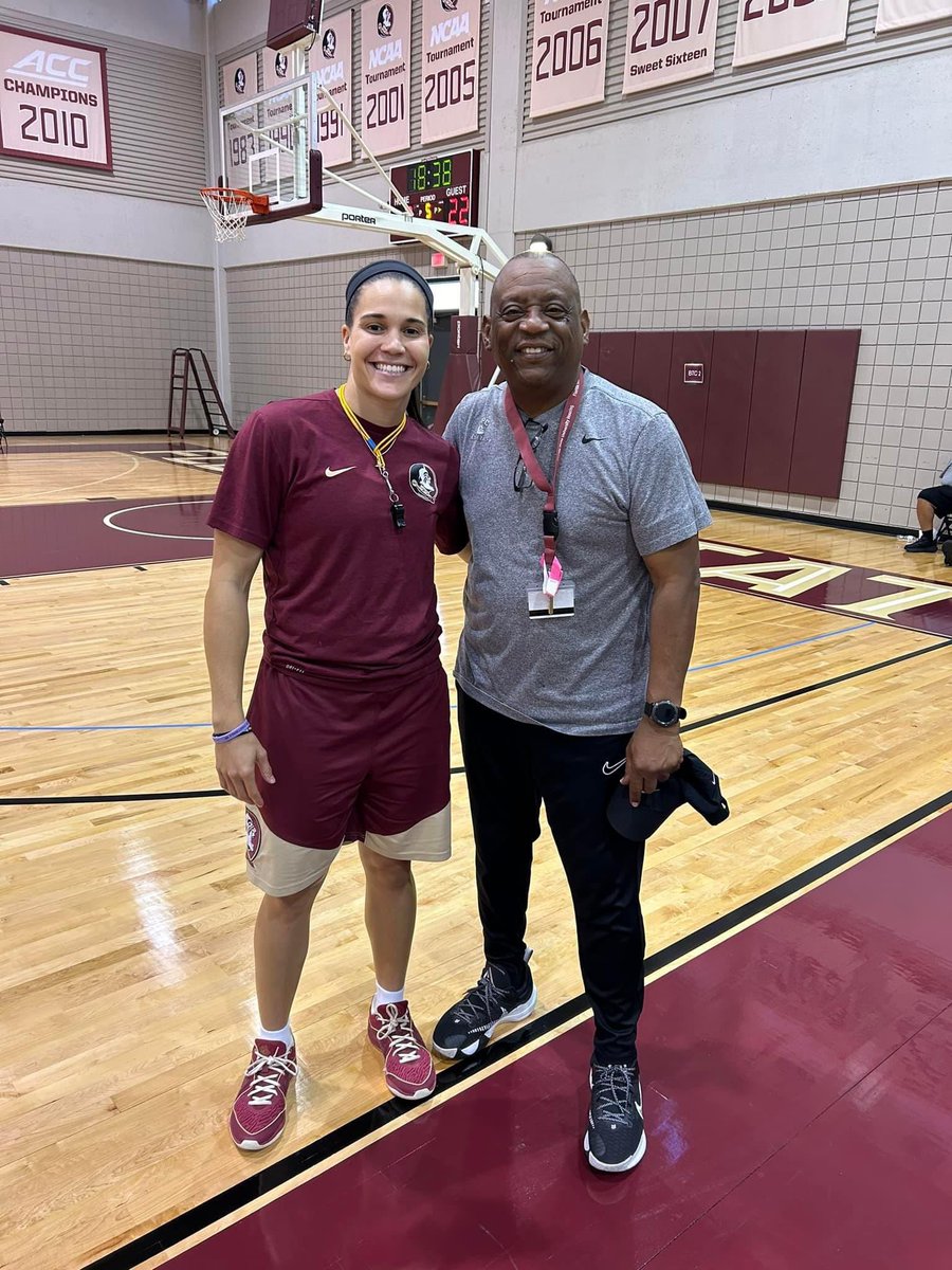 Girls Basketball is having an awesome weekend at the FSU team camp in Tallahassee! 🟢⚪️