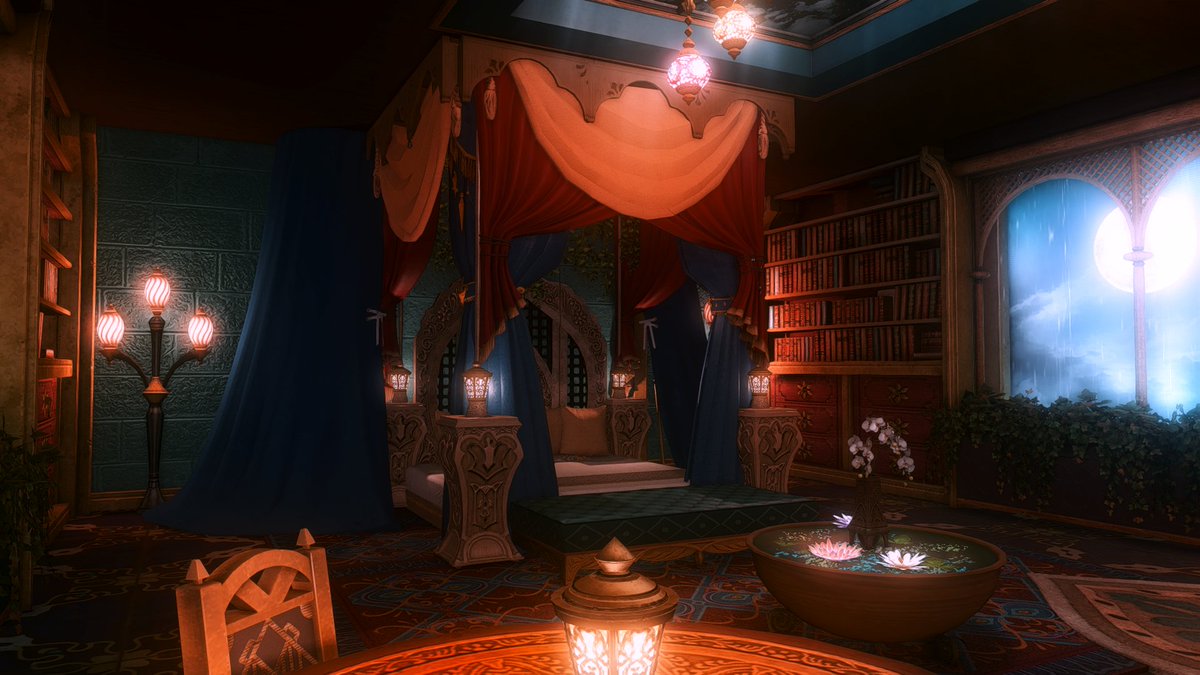 LevenorHousing's tweet photo. ✨The Royal Thavnairian Chambers 2.0✨

Crystal/Balmung
The Goblet 
Ward 25 Wing 1
Room 69

I wanted to share the address this time so please be respectful, thank you kindly. 🌹
#FFXIVHousing #FF14ハウジング #FF14Housing #hgxiv https://t.co/MG4sNvP1FO