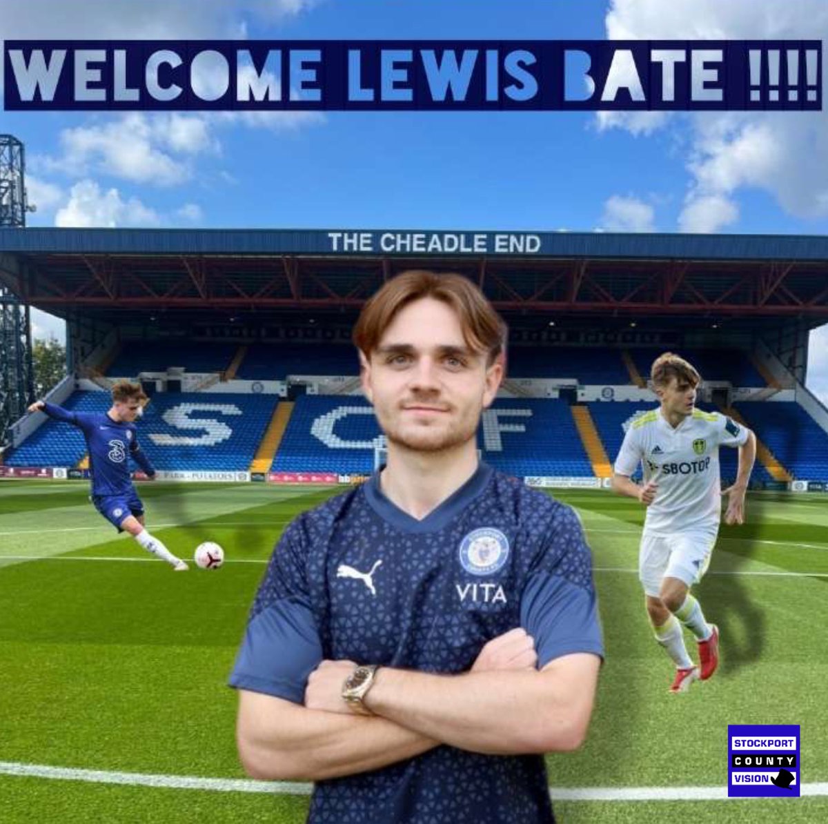 SCFC_Vision's tweet image. 📄✍️𝗟𝗲𝘄𝗶𝘀 𝗕𝗮𝘁𝗲 𝗝𝗼𝗶𝗻𝘀 𝗧𝗵𝗲 𝗛𝗮𝘁𝘁𝗲𝗿𝘀 𝗙𝗼𝗿 𝗧𝗵𝗿𝗲𝗲 𝗬𝗲𝗮𝗿𝘀✍️📄
Lewis Bate is now Stockport County’s fifth new signing! With a young talented midfielder like Bate, County really are taking a step closer to fulfilling Mark Stott’s vision.
#stockportcounty