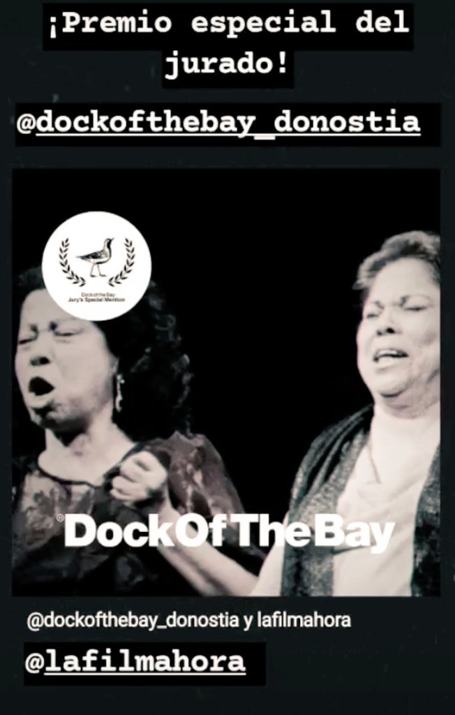 Agradecidas por la Mención Especial del Jurado en el <a href="/dockofthebay/">dockofthebay</a> . Eskerrik asko!!