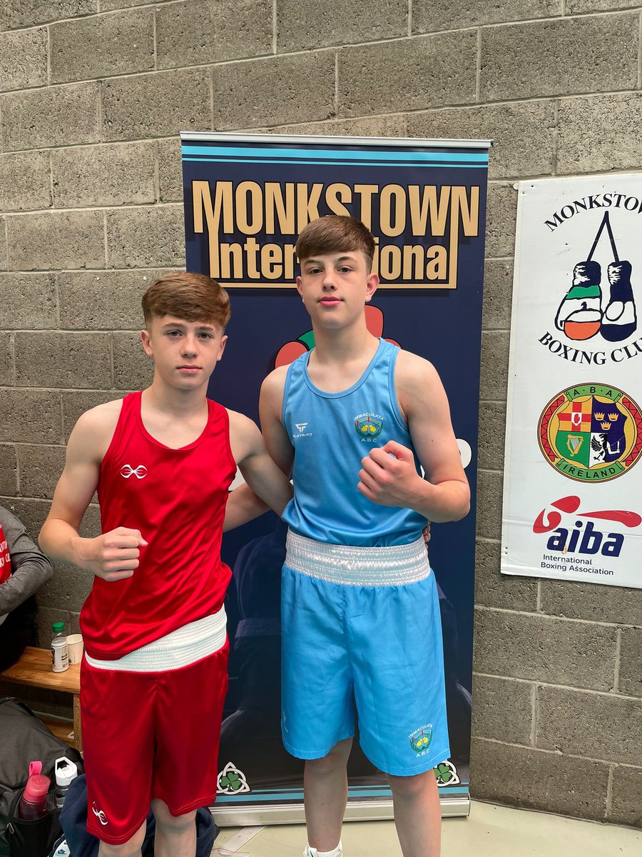 Well done to Lee Largey-Snoddon and Conor Dowds on their semi-final wins today. They will fight tomorrow in the final along with Gearoid Monaghan. Good luck team 🥊