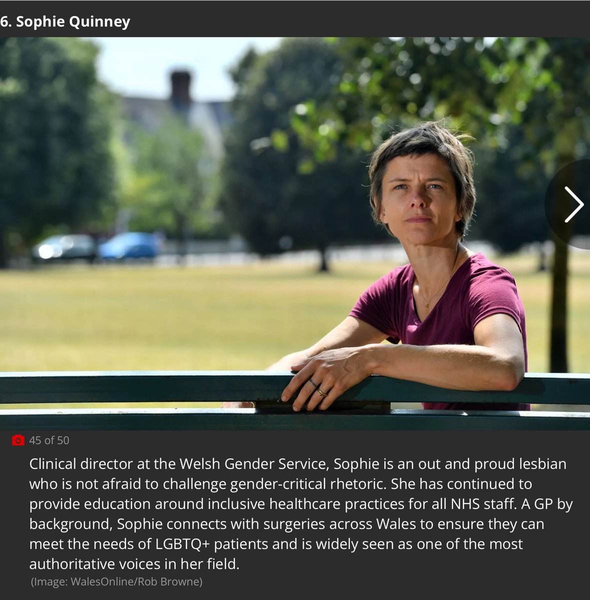 coccinellanovem's tweet photo. You imply that the Clinical Director of the Welsh Gender Service doesn’t run a neutral service but uses an ideological care model.
Given the #CassReview findings do you really think that’s something to celebrate @WalesOnline ?
#PincList #WPATHFiles #DetransAwareness #PrideMonth https://t.co/znauJonDKO