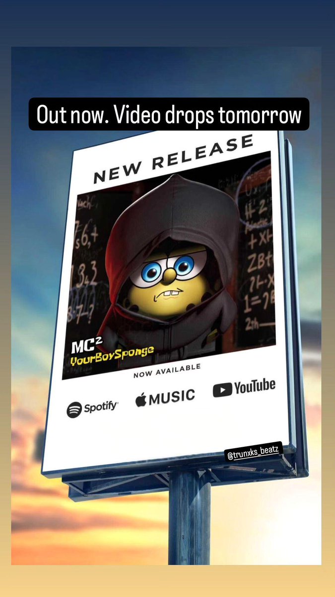 Out now. Video drops tomorrow
