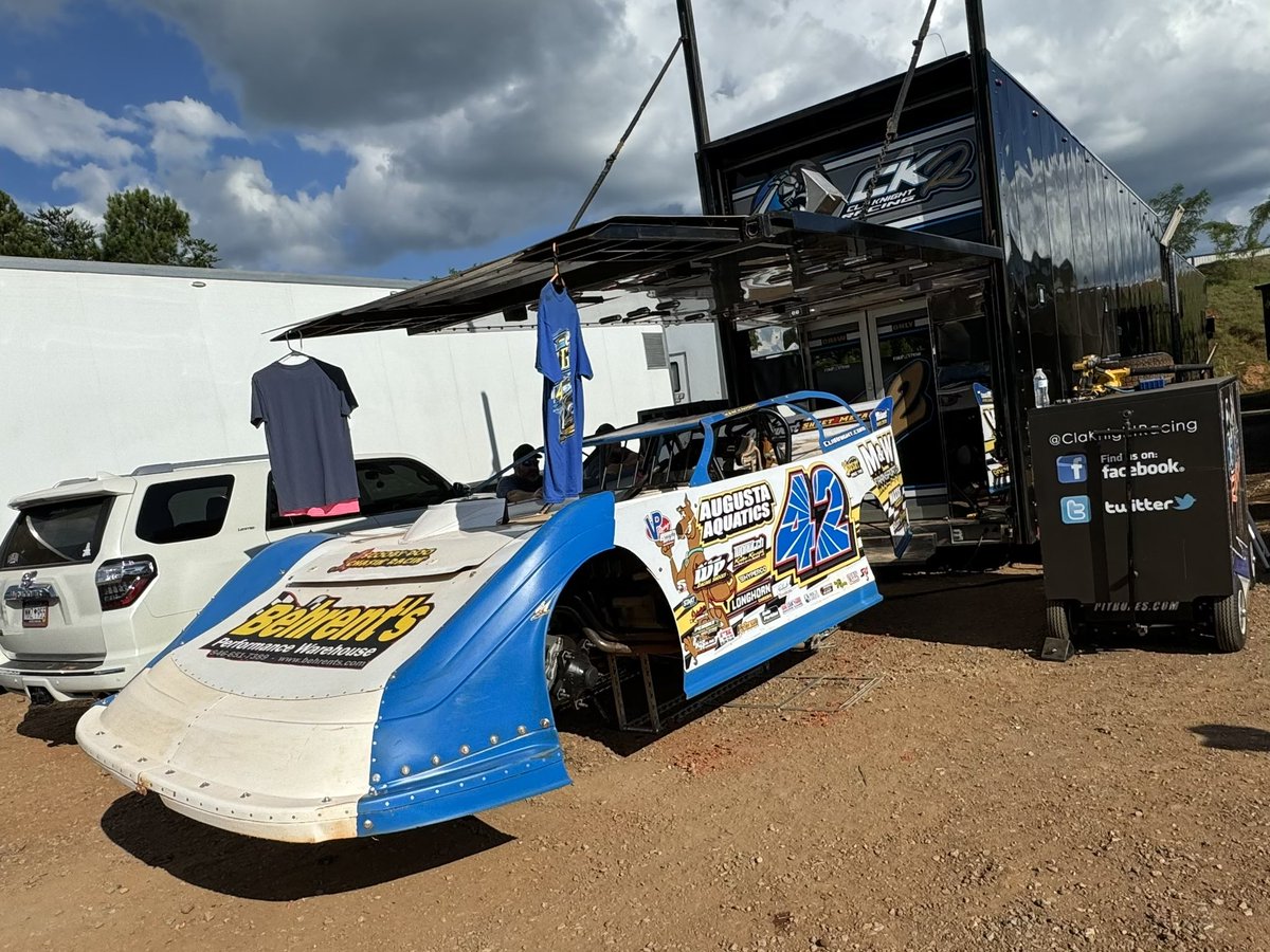 Cla Knight (@claknightracing) on Twitter photo Itโs ๐ฅ๐๐๐ ๐๐๐ฌ <a href="/Cherokee_DirtSC/">Cherokee Speedway</a>! ๐
Our <a href="/behrents3/">Behrent's Performance Warehouse</a>-backed 
<a href="/LonghornChassis/">Longhorn Chassis</a> is unloaded and ready for tonightโs $20,000 #RockGaultMemorial. ๐ชจ
Watch all the action LIVE @HuntTheFrontTV. Itโs ๐ฅ๐๐๐ ๐๐๐ฌ <a href="/Cherokee_DirtSC/">Cherokee Speedway</a>! ๐
Our <a href="/behrents3/">Behrent's Performance Warehouse</a>-backed 
<a href="/LonghornChassis/">Longhorn Chassis</a> is unloaded and ready for tonightโs $20,000 #RockGaultMemorial. ๐ชจ
Watch all the action LIVE @HuntTheFrontTV.