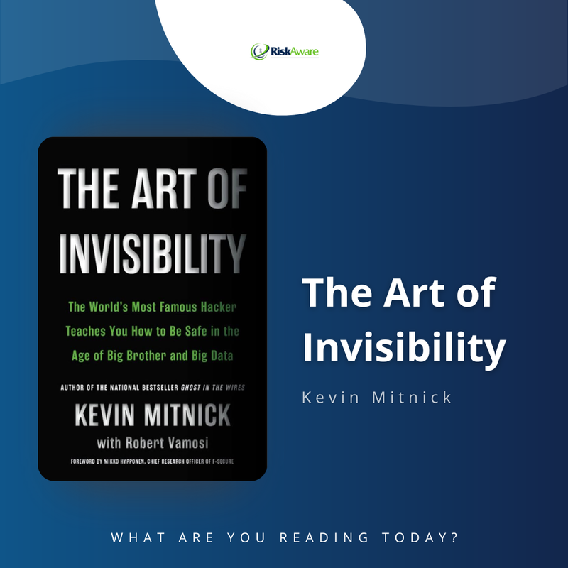 riskawareco's tweet image. 🏊 Dive into the world of cybersecurity with "The Art of Invisibility". 📖
🤓 Drawn from Mitnick's personal experiences as a hacker, this book illuminates real-life scenarios where a security breach could happen. 🛡️
#EncryptionMethods #MustRead #TechPros #EverydayNetizens