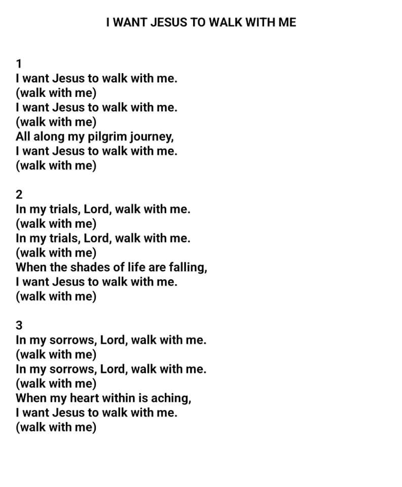 SDA Hymn No. 624
I Want Jesus To Walk With Me 🙏