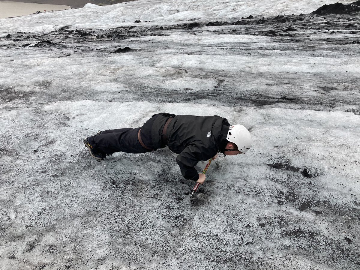 Fun on the glacier #iceland #spfgeography