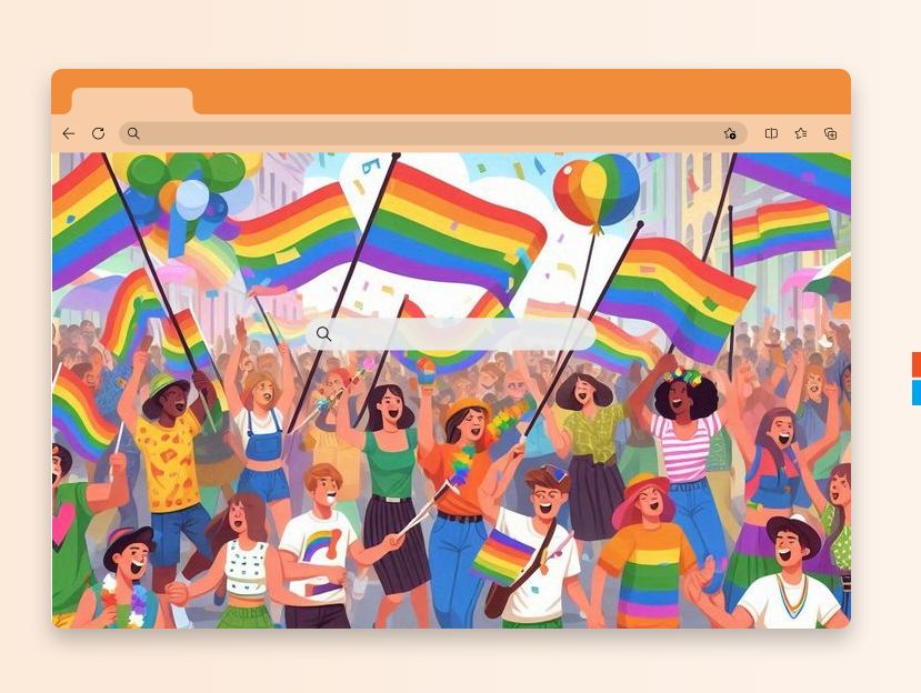 #Microsoft's theme generator will not render United States #Marines but will spit out all the #PrideMonth propaganda you can dream  up.