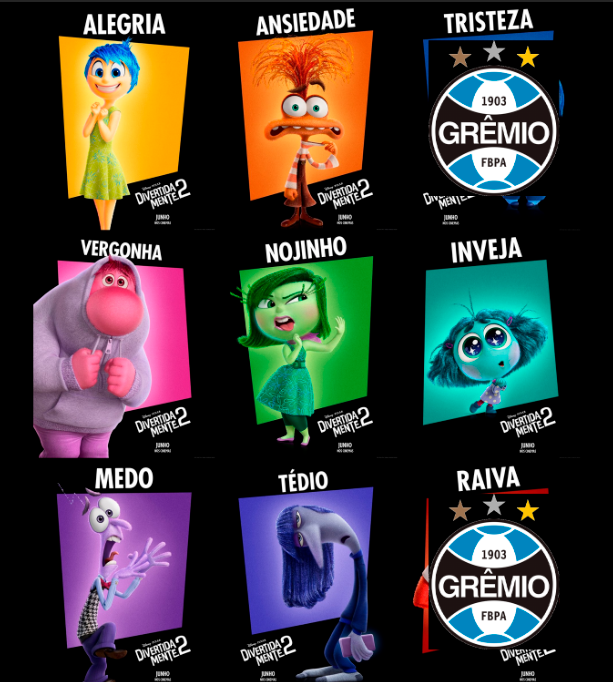 saiu a lista de personagens de divertidamente 2