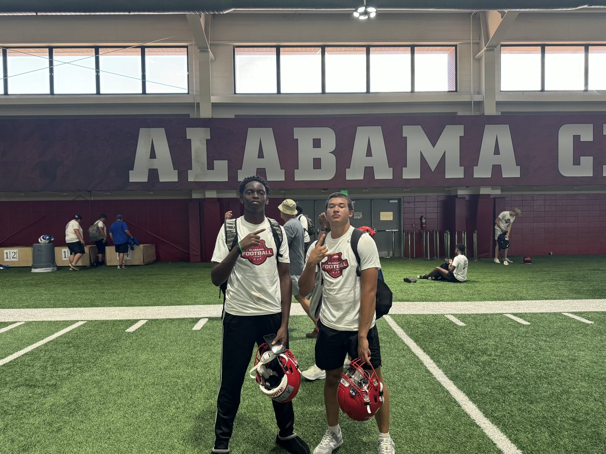 JaCoreyReed1's tweet image. Had a great time at @AlabamaFTBL camp talked to many coaches and learned many new things. @Ryan_Vandervort @FWB_FB
