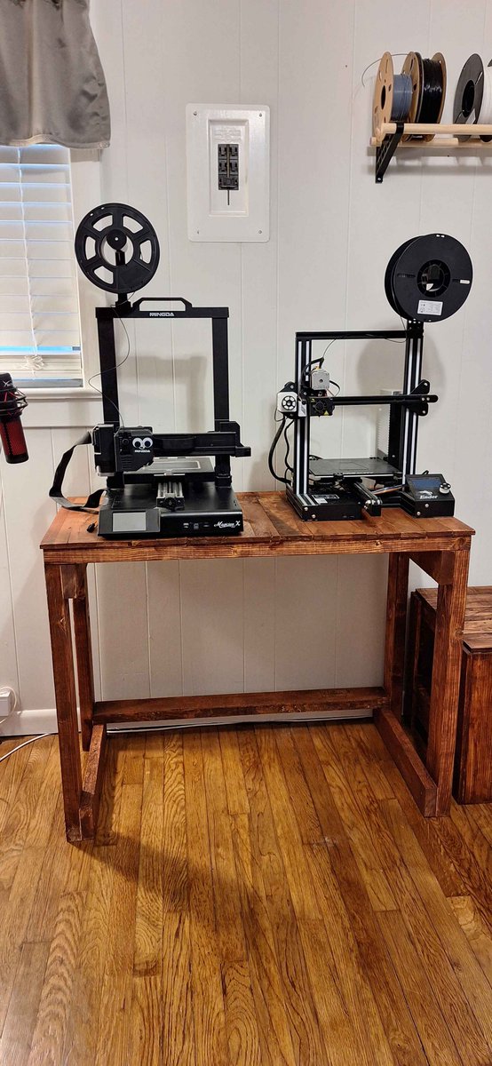 PruffessorPug's tweet photo. Helped my dad build some stuff for the house the past couple months and decided to give it a go building stuff for my room. https://t.co/ouQRkXJjFR