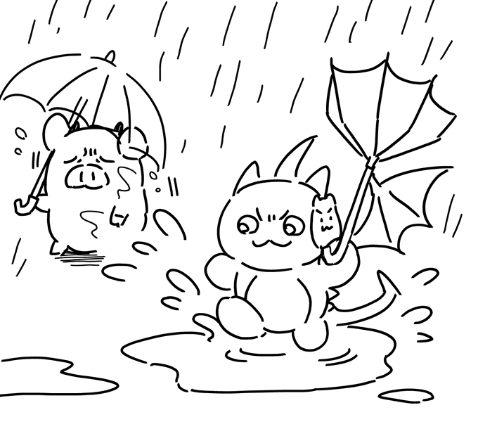 邪悪なドラゴンのイラスト 