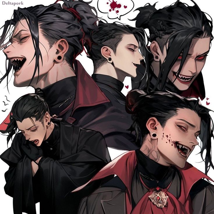 shelly_annao3's tweet photo. in a vampire au of jjk, who is the vampire hunter and who is the vampire between gojo and geto? https://t.co/qmO0UTUkoY