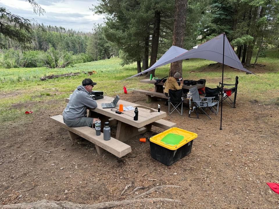 SWCRS_radio's tweet photo. We are on the air for Field Day! Mt Graham  #fd2024 https://t.co/wI6Mi7swa9