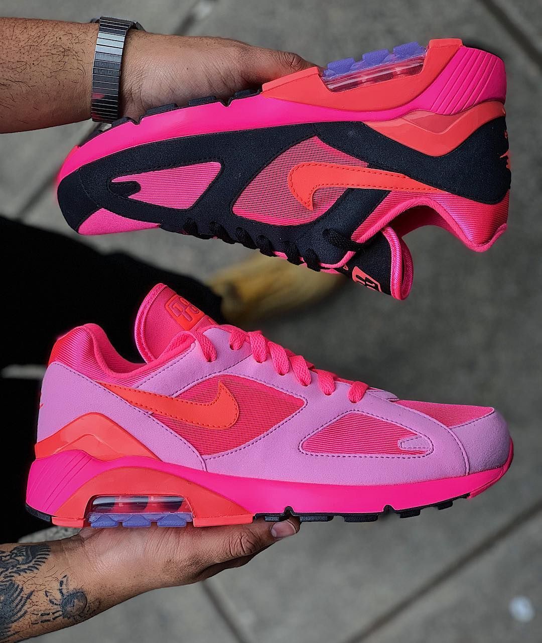 Sneaker News on X CDG x Nike Air 180 2018 https t ftzZV6X3XR X
