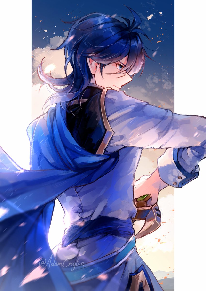 Sigurd searching for the remake announcement (there is none)

#FireEmblem #FE4