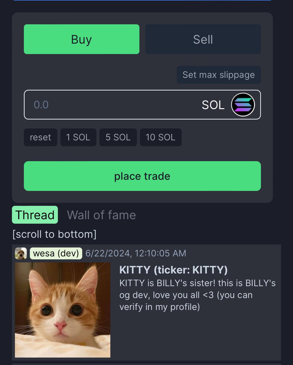 KittyCtoSol's tweet photo. @nicconfire Pair Neko with $KITTY!

Kitty is Billy’s sister. Same OG DEV created BILLY. Don’t fade KITTY. 

CTO Team is super bullish.
Nonstop raiding.
Community super active!

#kittyctosol
@kittyctosol

Ticker: Kitty

Ca: 9r9ismnn9Vc16huXHk3mCNEz1LV6FaXcDwQBZ531pump https://t.co/1YXQbMV7g5
