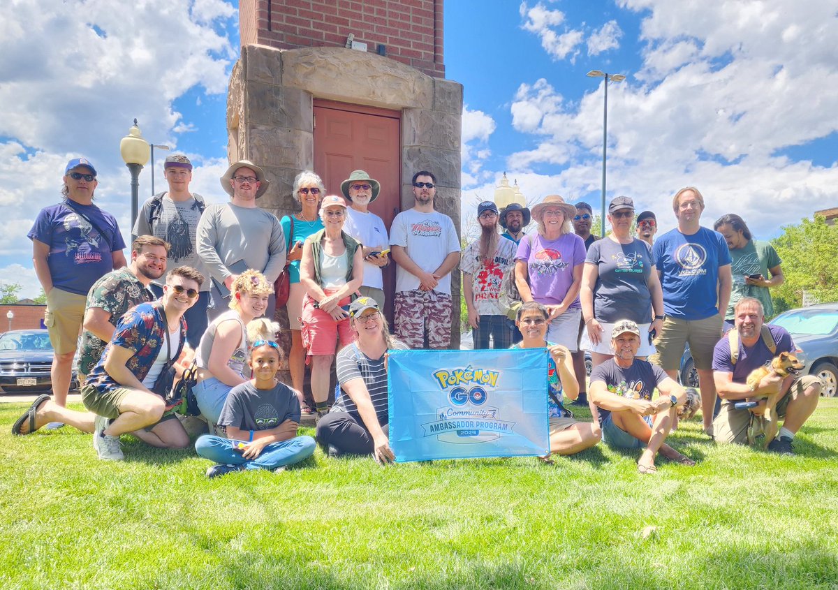 Littleton was fired up to catch Cyndaquil today for #PokemonGOCommunityDay classic!