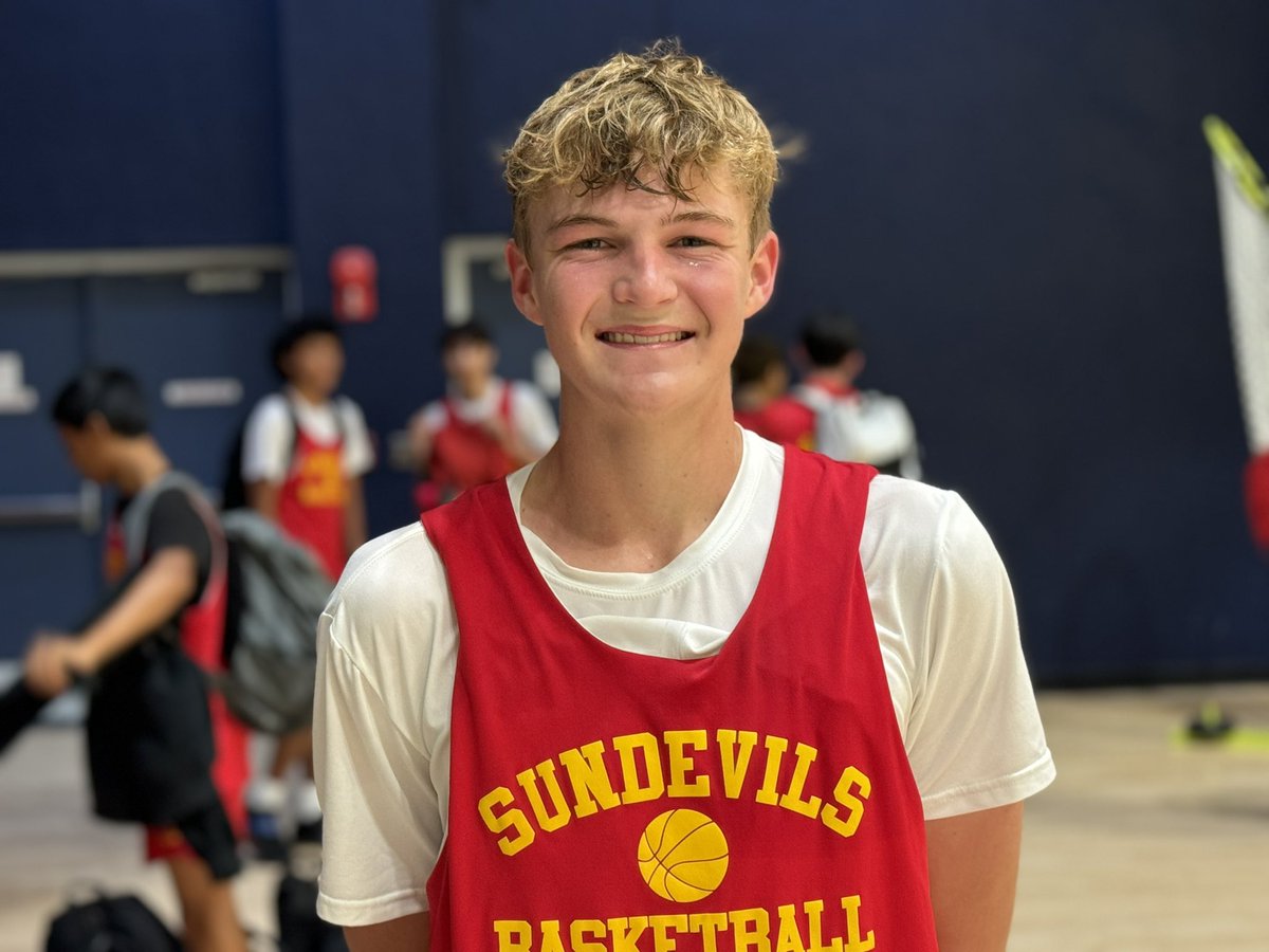 FullTimeHoops1's tweet image. UCSD Team Camp notes

6-4 2027 Mt Carmel W Tyler Humphrey is rapidly developing as a prospect. Long, lanky sharpshooter is best off the catch, but shows flashes of attacking close outs downhill. Projects well as a long-term prospect even if he doesn’t grow - which is unlikely