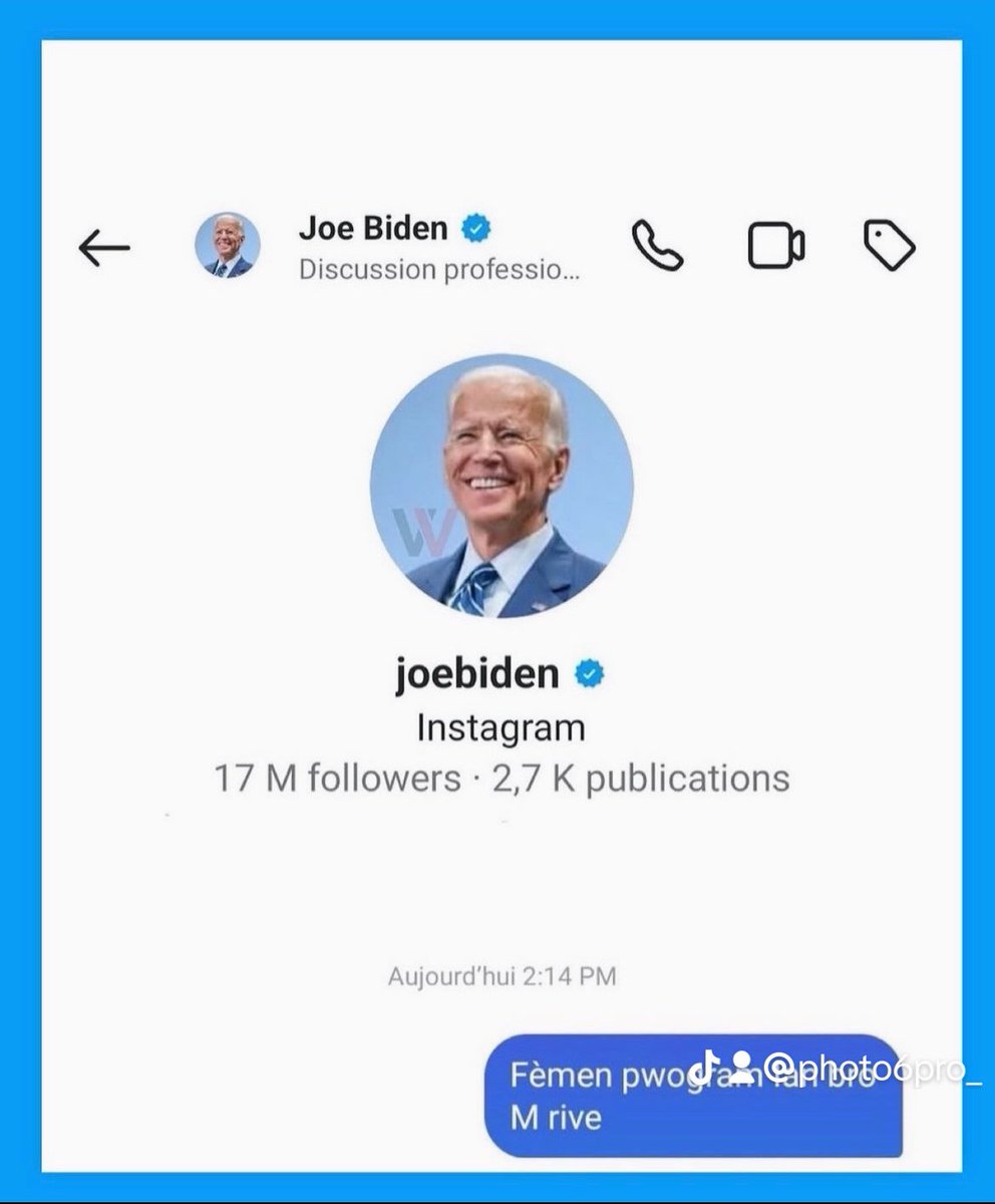 photo6pro_'s tweet photo. 🗣️📢Eskize m tout MOUN men mwen te oblije ekri Prezidan Joe Biden aprè midi an pou m te di l fèmen PWOGRAM nan paske m rive. 🏃🏾‍♂️🛫🛬

Tanpri souple pa lapide m anba Twit la non mwen jis anvi aji yon ti kras EGOYIS tankou politisyen peyi m. 🤷🏾‍♂️ https://t.co/xLx08HqaEz