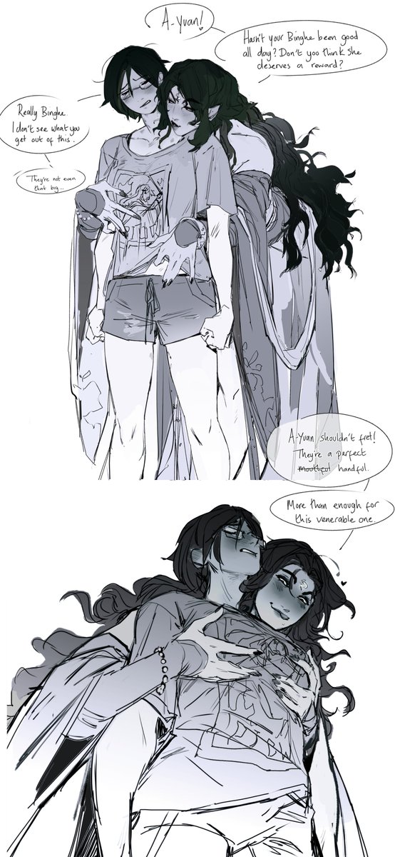 Nelleion's tweet photo. A Demon Empress transmigrates into your living room. Wyd?

[ #svsss #Bingyuan ] https://t.co/8bqx8ozuck