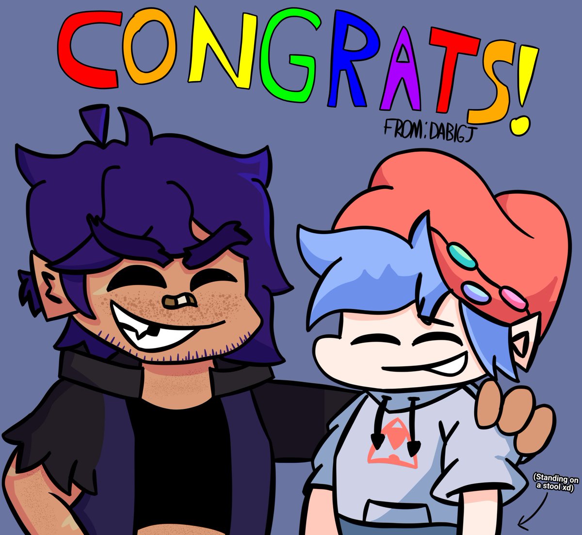 DaBigJ_Twit's tweet image. A bit early I know but I&apos;m just buzzing about it.
To the #FNFSoftMod team:
Congrats on the (eventual) launch of your new update!
From yours truly:)
#SoftModAU #Fridaynightfunkinmod #FNFPrime #fridaynightfunkin