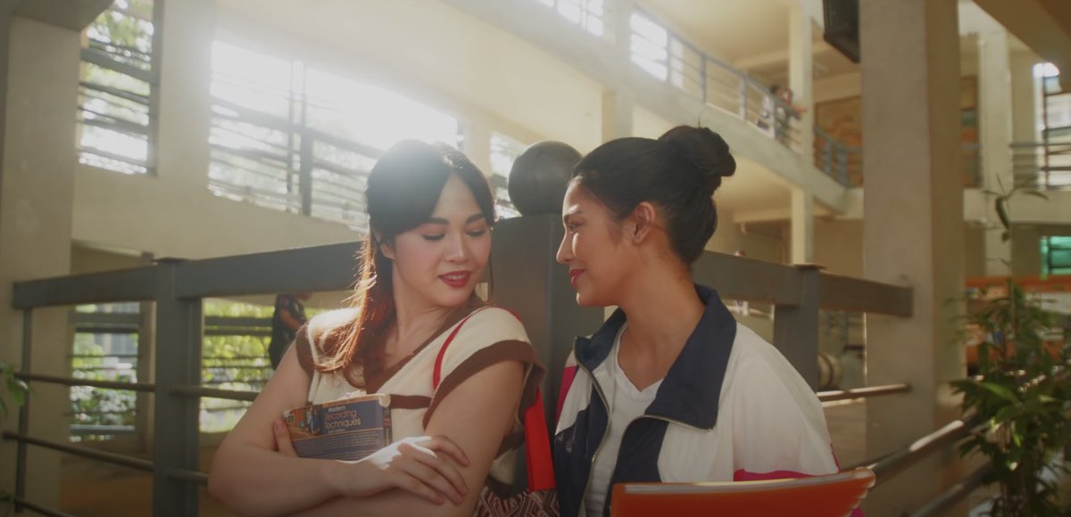 inquirerdotnet's tweet photo. ‘MALAYANG MGA PUSO...’ 🎶🏳️‍🌈

LOOK: Janella Salvador and Jane de Leon delight fans with their reunion in the music video for the former’s newest single, “Hey You,” which was launched during the Love Laban 2 Everyone Pride Festival in Quezon City on Saturday, June 22.

“Happy Pride, my dear vadengs! I hope you like my little gift,” Salvador writes.

At the end of the video, a message says: Love is love, regardless of who it finds.” | 📷: Screengrab from ABS-CBN Star Music/YouTube

For more entertainment stories, visit https://t.co/ekqey0CkGU