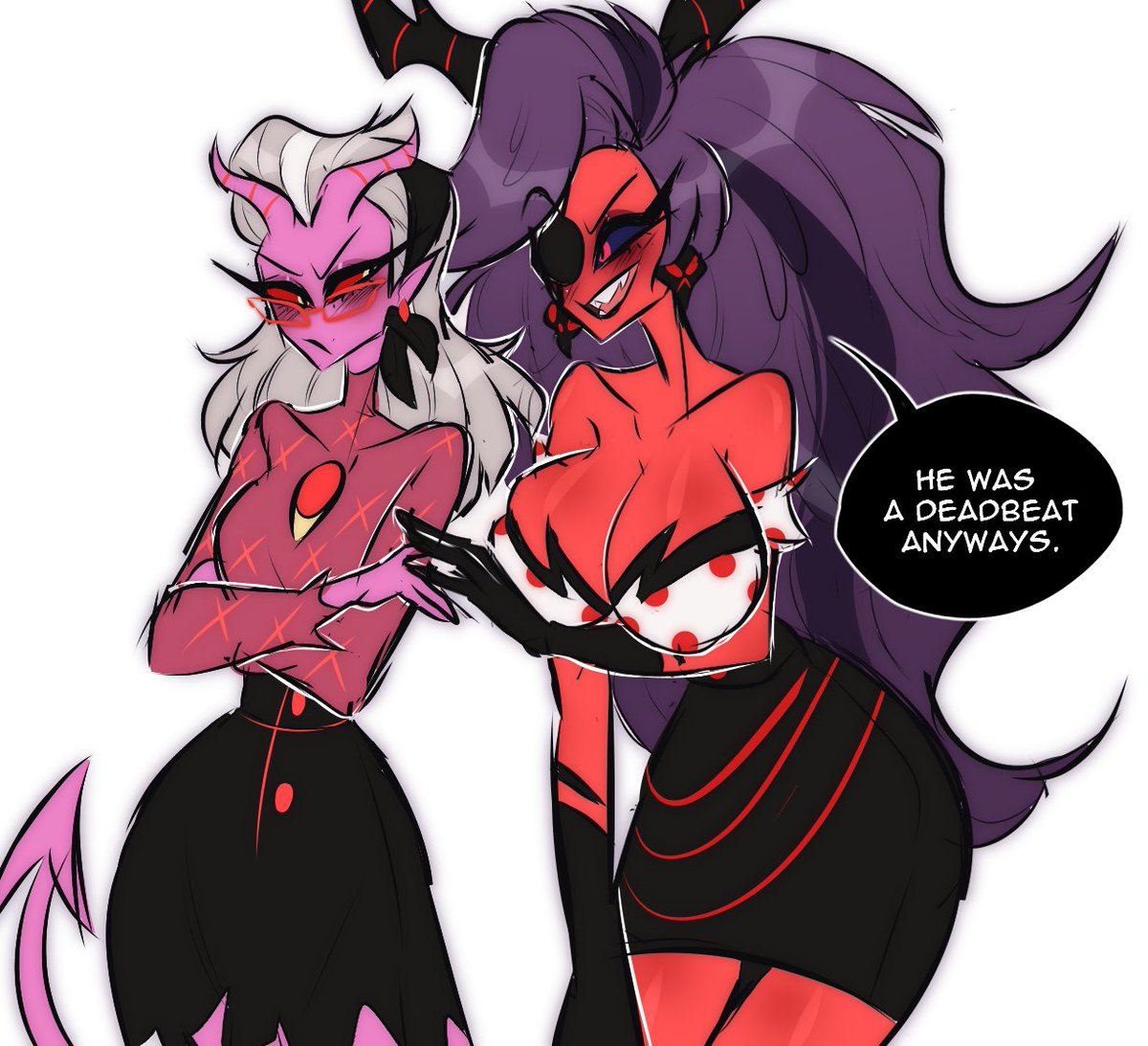 happy pride month to them 🫶 #marthberry #HelluvaBossFanart