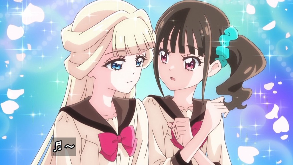 当たり前のようにまゆちゃんの横に座ろうとするユキ様 #precure