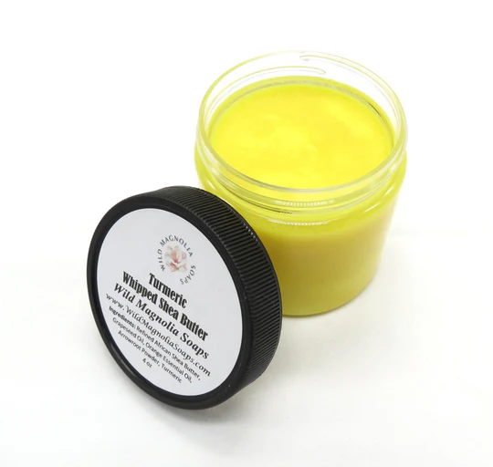 WldMagnoliaSoap's tweet photo. Turmeric Whipped Shea Butter - This shea butter is filled with skin loving ingredients. It is thick and luxurious, yet light and fluffy. It absorbs into your skin leaving your skin feeling nourished and moisturized.
#whippedsheabutter #skincare #softskin
https://t.co/bMo2b4vhZz https://t.co/qLeKNjBxTi