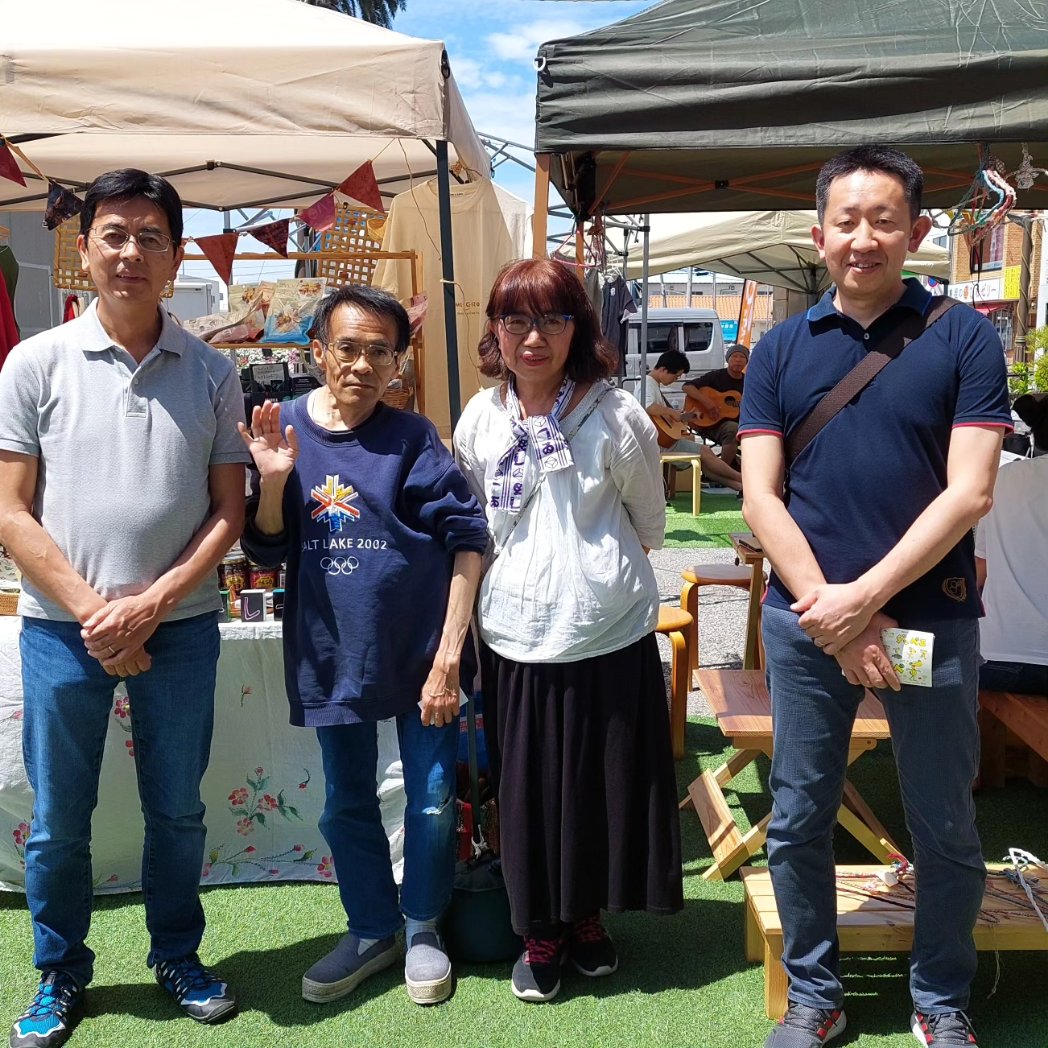 moemore's tweet image. にぎまちさんと
身近なワークショップ
針金ハンガー作り
フェアトレードワークショップ