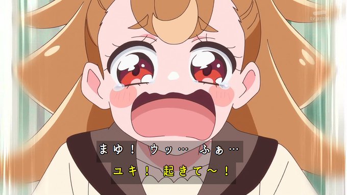 こむぎが可愛すぎる… #nitiasa #precure 