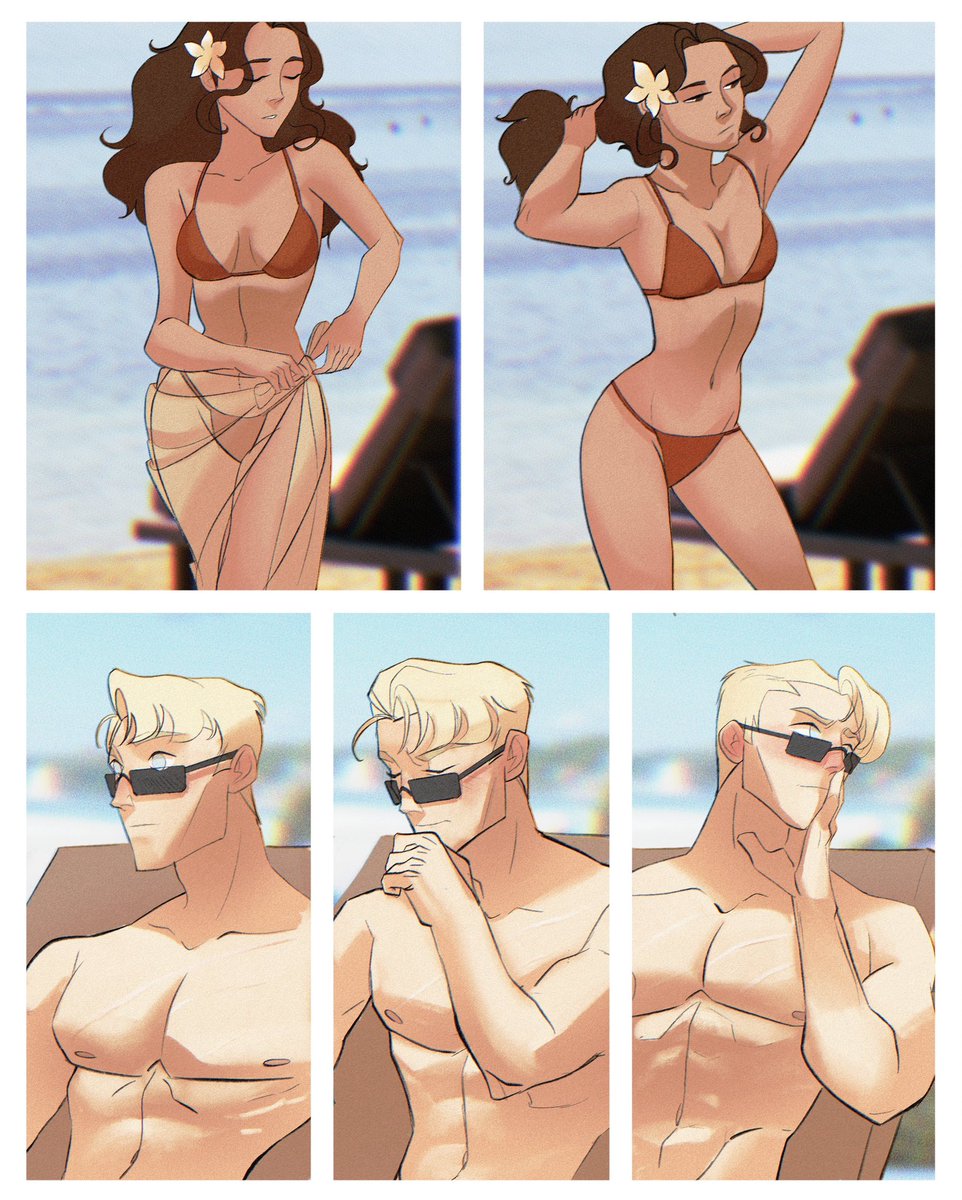 Sunsick pt.3! ☀️ #dramione
